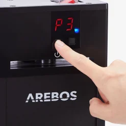 Arebos Terrassenheizstrahler 2000W - Fernbedienung Schwarz Outlet