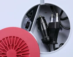 Arebos Thermoelektrische Kühlbox 25L - Rot Hot