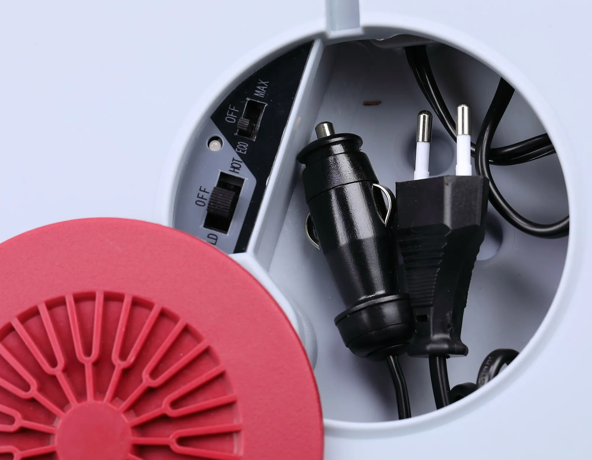 Arebos Thermoelektrische Kühlbox 25L - Rot Hot