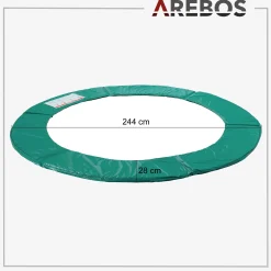 Arebos Trampolin Randabdeckung 244 cm Sale