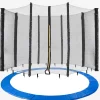 Arebos Trampolin Randabdeckung + Netz 460 cm 12 Stangen