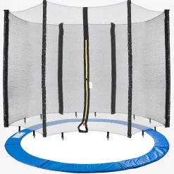 Arebos Trampolin Randabdeckung + Netz 305cm 6 Stangen Outlet