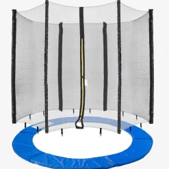 Arebos Trampolin Randabdeckung + Netz 244 cm Hot