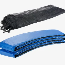 Arebos Trampolin Randabdeckung + Netz 305 cm 8 Stangen