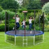 Arebos Trampolin Sprungmatte 305 cm 64 Ösen 165 mm Outlet