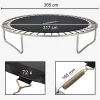 Arebos Trampolin Sprungmatte 366 cm 72 Ösen 165 mm Best