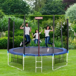 Arebos Trampolin Sprungmatte 366 cm 72 Ösen 165 mm Best