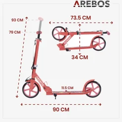 Arebos Tretroller Grafitti Best