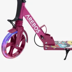 Arebos Tretroller Scooter - mit LED