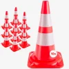 Arebos Verkehrs-Leitkegel 10 Stück Hot