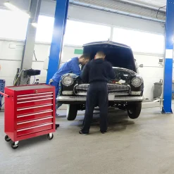Arebos Werkzeugwagen - 7 Fächer Discount