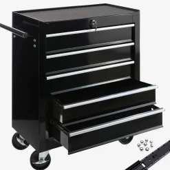 Arebos Werkzeugwagen - 5 Fächer Online