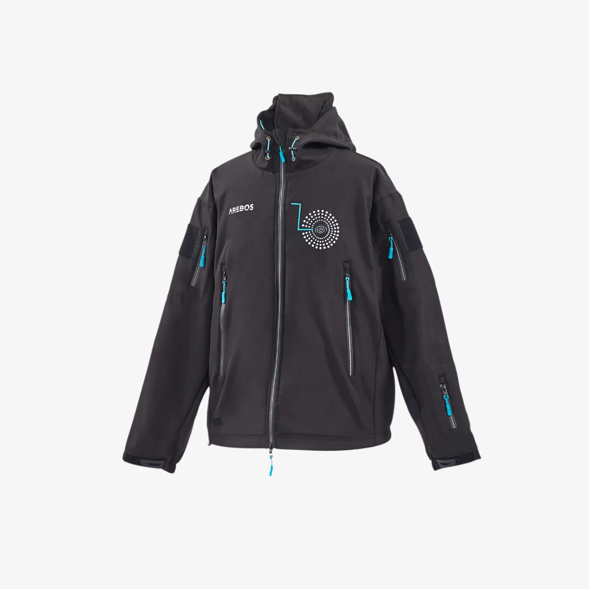 Arebos Winterjacke mit Akku 10000 mAh
