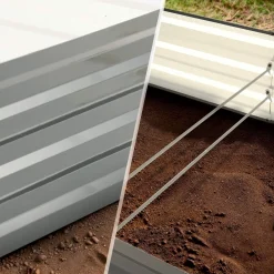 Arebos 2x Metall Hochbeet 180 x 90 x 30 cm Clearance