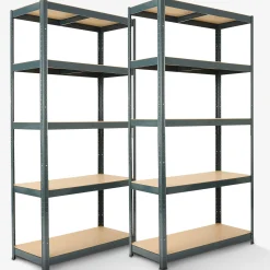 Arebos 2x Schwerlastregal 180 x 90 x 30 cm 875 kg Anthrazit Online