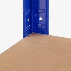Arebos 2x Schwerlastregal 180 x 90 x 30 cm 875 kg Blau Discount