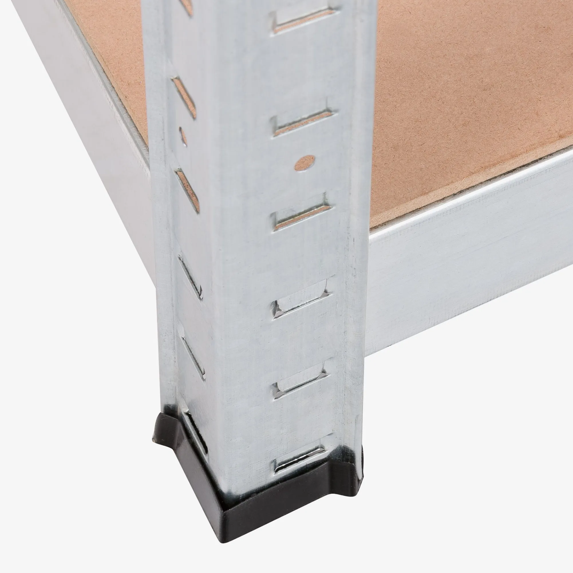 Arebos 2x Schwerlastregal 180 x 90 x 30 cm 875 kg Silber Online